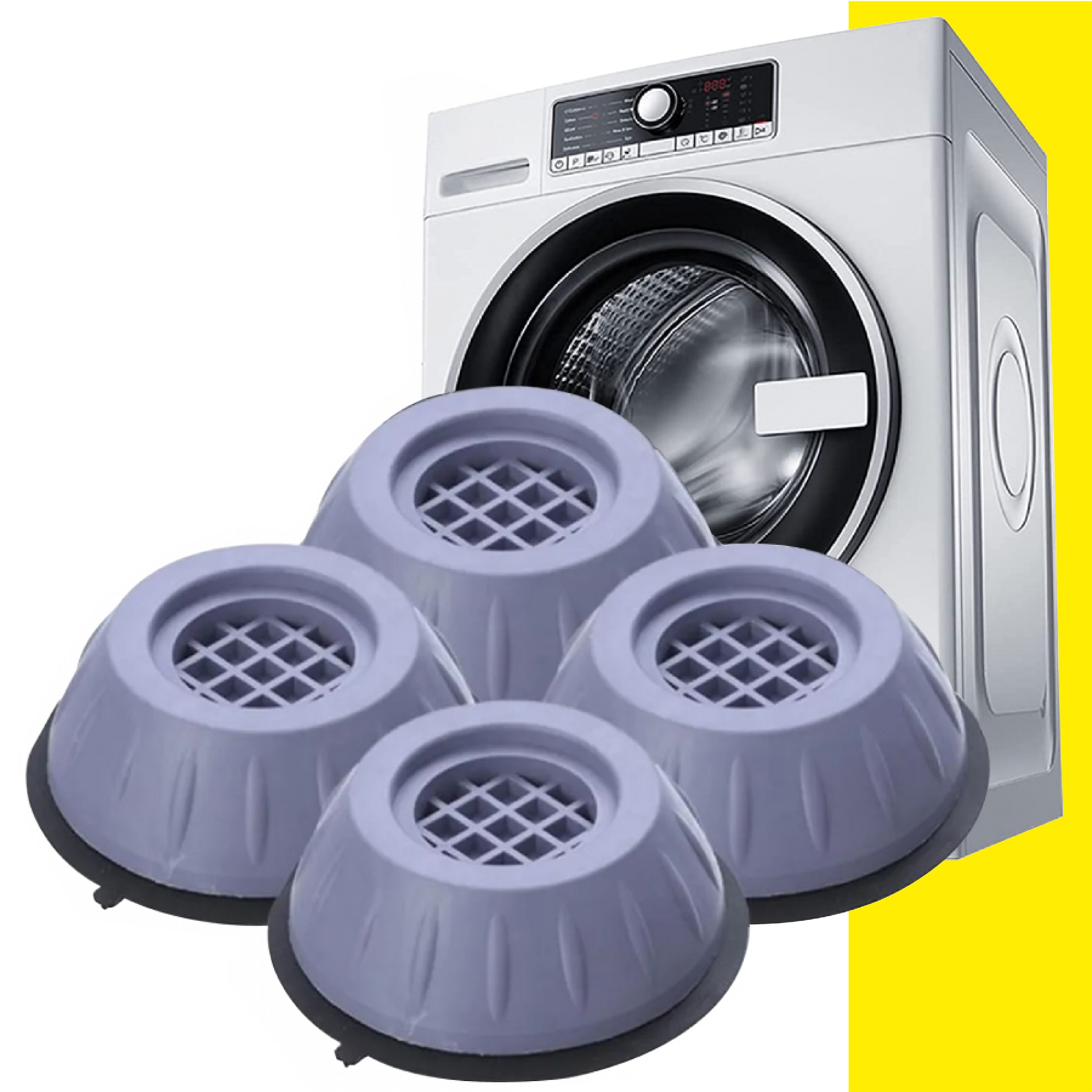 Miniatura 3 de Almohadillas Antivibración base lavadora